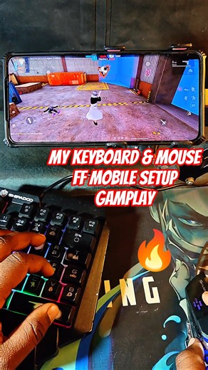 🔥Best Keyboard & Mouse FF Mobile Setup 📲🖱️⌨️| #shorts #freefire #viral #keyboardmouse