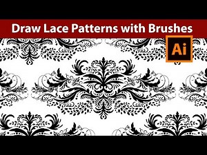 How to draw Lace Patterns with Brushes in Adobe Illustrator