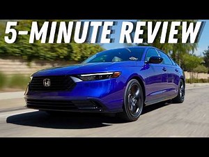 2026 HONDA ACCORD SPORT L HYBRID REVIEW IN 5 MINUTES