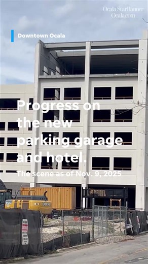 9.9K views · 37 reactions | Here's a look at the progress being made on the new downtown Ocala parking garage and AC Marriott Hotel. | Ocala StarBanner | Facebook