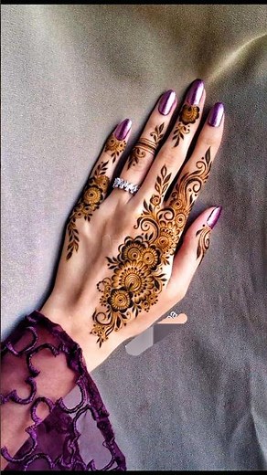 Beautiful & Easy Mehndi Designs For Beginners 😍