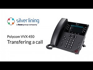Polycom VVX 450 - Transfer A Call (External)