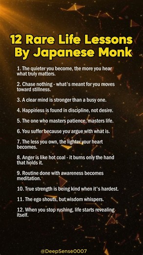 12 Monk Lessons That Will Free Your Mind #psycholgyfacts #shorts