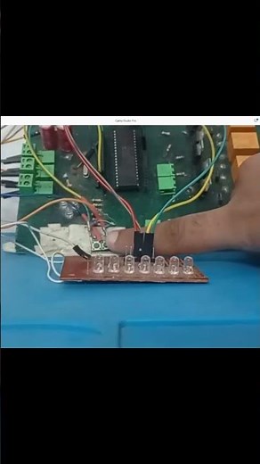 Multiple LEDs and PIC16F877A. #electronic #circuit #code #coding #diy #programming #tutorial
