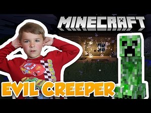 CREEPER DESTROYED MY HOUSE in MINECRAFT SURVIVAL MODE