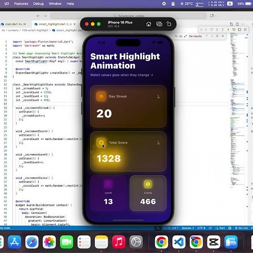 Smart Highlight Animation in #flutter