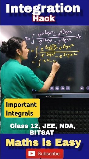 Integration 🔥 Class 12 Maths Chapter 7 Integrals| Important Integrals #ytshorts #shorts