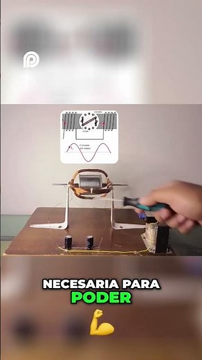 Motor de inducción casero muy fácil #ingenieria #electrónica #motor #casero #diy