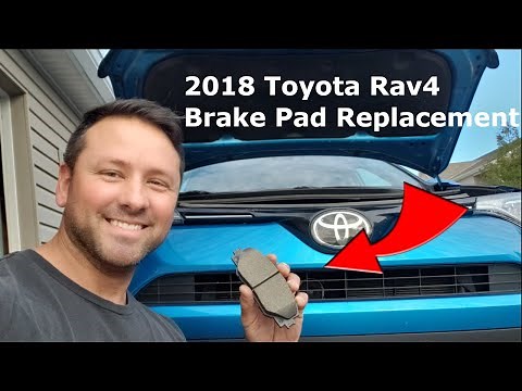 2018 Rav4 Front Brake Pad Replacement