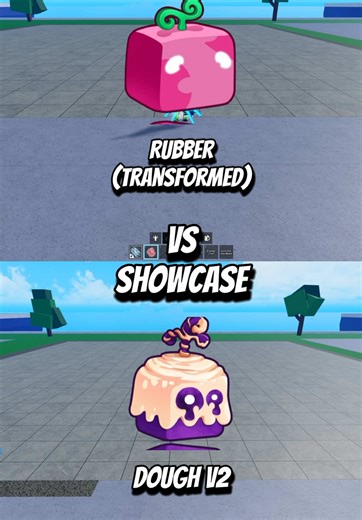 Rubber Transformed vs Dough v2 #bloxfruits #roblox #dispecs #bloxfruit | blox fruit