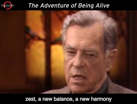 In Episode 1 of Joseph Campbell and the Power of Myth with Bill Moyers, Moyers and mythologist Joseph Campbell begin their groundbreaking and timeless conversation with an exploration of the classic hero cycle, including consistent and enduring hero patterns in literature, real life and even the Star Wars films. In this clip, Campbell discusses the importance of recognizing the mystery and adventure of being alive. | Joseph Campbell