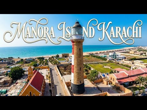 Manora Island Karachi | Old Lighthouse & Sea View | 4k Drone Footage