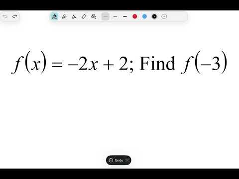 Function notation made easy, plug in values