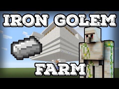 Minecraft Tutorial - Iron Golem Farm - Infinite Iron(Minecraft 1.13+)
