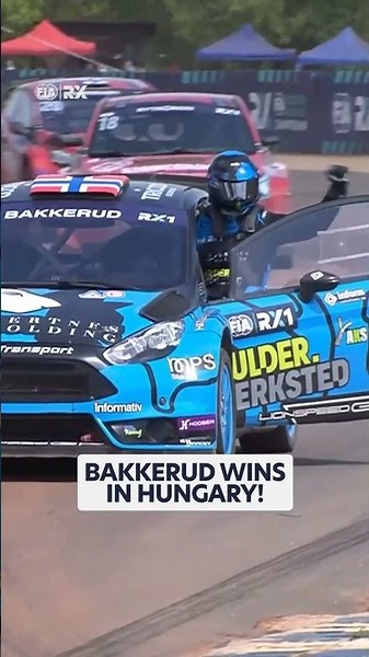 Incredible scenes in Hungary! 🎉🏆 #fiarallycross #eurorx #racing #motorsport