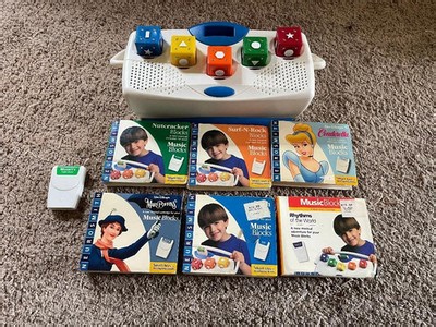 VINTAGE Fun!! Neurosmith Small World Music Blocks -Base Unit and 7 cartridges | eBay