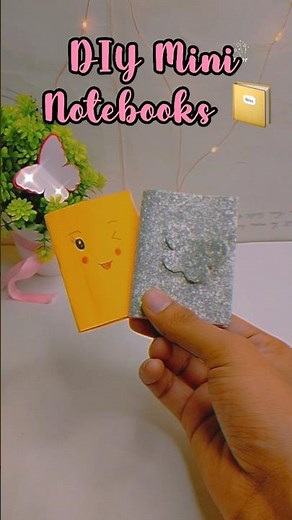 DIY Mini Diary / Notebook #diynotebook #diydiary #diycrafts