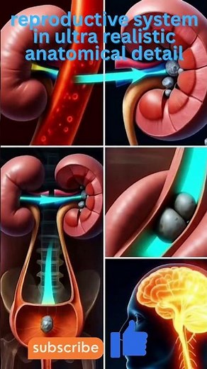 reproductive system in ultra-realistic anatomical detail#shortvideo😭😭😭###