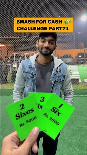 Win 5000 Cash For 2 Sixes Cricket Challenge 😱 #shorts #cricketvideos