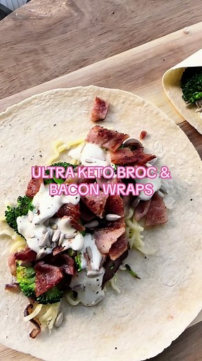 Ultra Keto Broccoli & Bacon Wraps Recipe