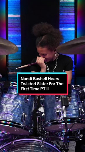 Discovering Twisted Sister: Nandi Bushell's Reaction | Drummer Girl
