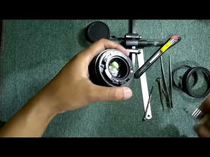 Camera Lens Repair and Cleaning Tutorial | Nikkor Af-s 35mm f1.8