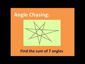 Angle Chasing: 7 pointed star