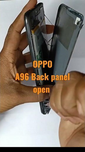 oppo A96 back cover open # oppo A96 disassembly