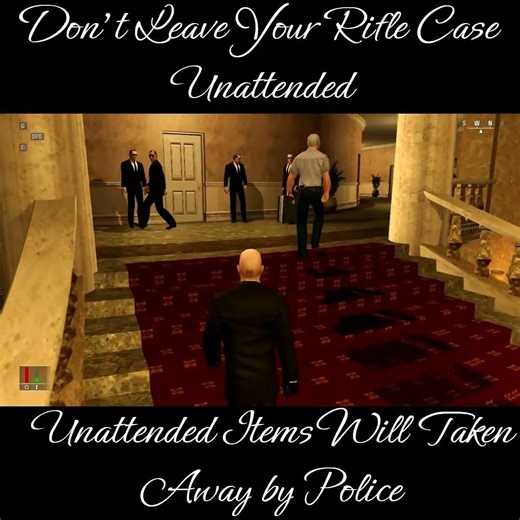 Hitman - Unattended Items - What Happened? - Will be Seized - Blood Money - Curtains Down