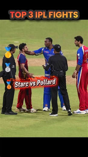 Top 3 IPL Fights & Heated Moments 🔥😳 #ipl #cricketshorts