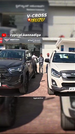 Teekay fanpage💛❤️ on Instagram: "ISUZU💥@typical.kannadiga Follow and support YouTube channel link in bio #isuzu #vcross #thar #hilux #offroad #viral #trending #karnataka #kannadareels #typicalkannadiga"