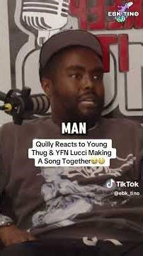 Quilly Reacts to Young Thug & YFN Lucci Making A Song Together 😭😳 #trending #viralvideo #explore