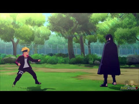 Sasuke Training Boruto & Sarada (English Dub) - Naruto Storm 4 Road To Boruto Movie