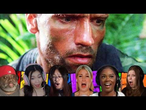 TOP Predator's "FIRST HUNT" Reactions - Halloween Horror Movie 🎃 (SPOILERS) Predator (1987)