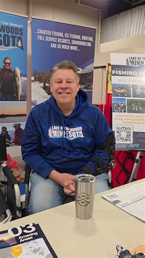Joe Henry from Lake of the Woods Tourism announces their booth at the Chicagoland Fishing Expo - Schaumburg IL! Visitor guides, a $3,000 trip giveaway to Hennum's Oak Island Lodge, and fishing seminars await. Let's talk fishing, Lake of the Woods, walleyes, muskies, resorts, fishing guides and more!! #lakeofthewoods #icefishing #ChicagolandFishingShow #Schaumburg #FishingShow #HennumsOakIslandLodge #TripGiveaway | Lake of the Woods Tourism Bureau