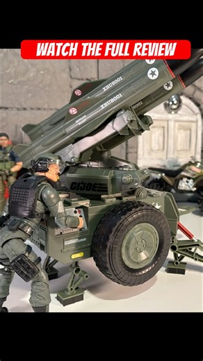 Hawk and mobile missle system gijoe Classifed action figures launch stop motion #shorts