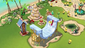 The Holidays in Paradise event is sure to fill you with winter cheer. Download the limited time update today. http://smarturl.it/minionsp #HolidaysInParadise | Minions Paradise