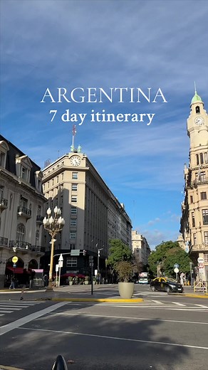 Argentina is an amazing country to put on your bucket list. Try visiting the following places: Buenos Aires (5 Days): The capital of Argentina has an endless amount of things to see. Exploring the city is an absolute blast, with its local markets, tango performances, and a mix of modern and historic architecture. Colonia del Sacramento (Day Trip): This is the perfect day trip to a neighboring country. If you're visiting, take a ferry over to Uruguay, you wont regret it. Colonial del Sacramento i