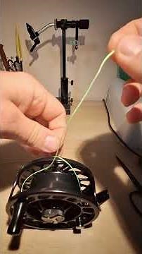 Backing to fly reel/ arbor knot