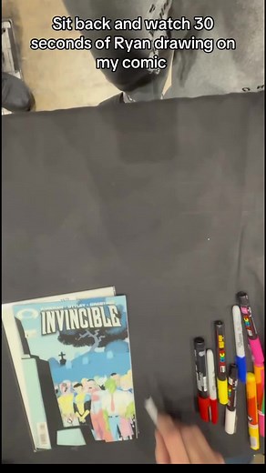 Ryan Drawing in Invincible Comic Art Tutorial
