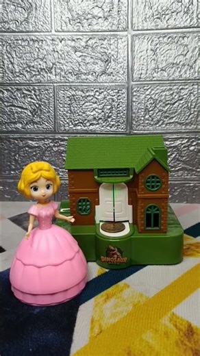 super fun Dino house with princess