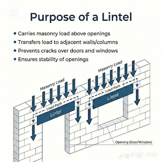 what is lintel ? purpose of lintel types of lintel