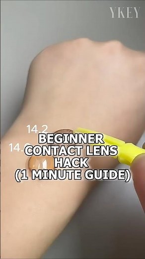 Beginner Contact Lens Hack 1 Minute Guide