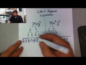How to Find the LCM of Algebraic Expressions