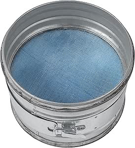 Vent Systems 8" Inch Inline Air Filter - Duct Filter - G4 Class Filtration Purifier System with Steel Mesh Screen - Air Vent Filters for Dust Collection/Air Purification - Rigid/Flexible Vent Hose