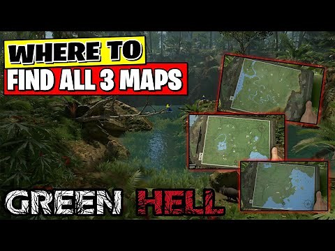 ALL 3 Map Locations | Green Hell 🌴