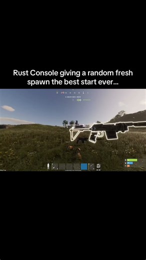 Rust Console giving a random fresh spawn the best start ever…#shorts #rustgame #rustconsole