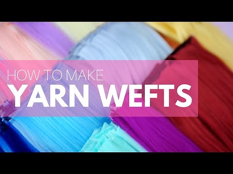 How to Make a Doll Wig | Making Yarn Wefts | Mozekyto