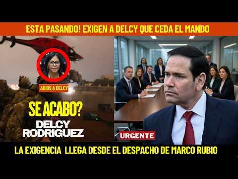 THIS IS HAPPENING! THEY ARE DEMANDING THAT DELCY HAND OVER POWER TO A NEUTRAL COUNCIL OF STATE