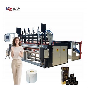 New Toilet Paper Rolling Machine - Compact Full-Automatic Toilet Tissue Processing Equipment for Medium-Scale Production